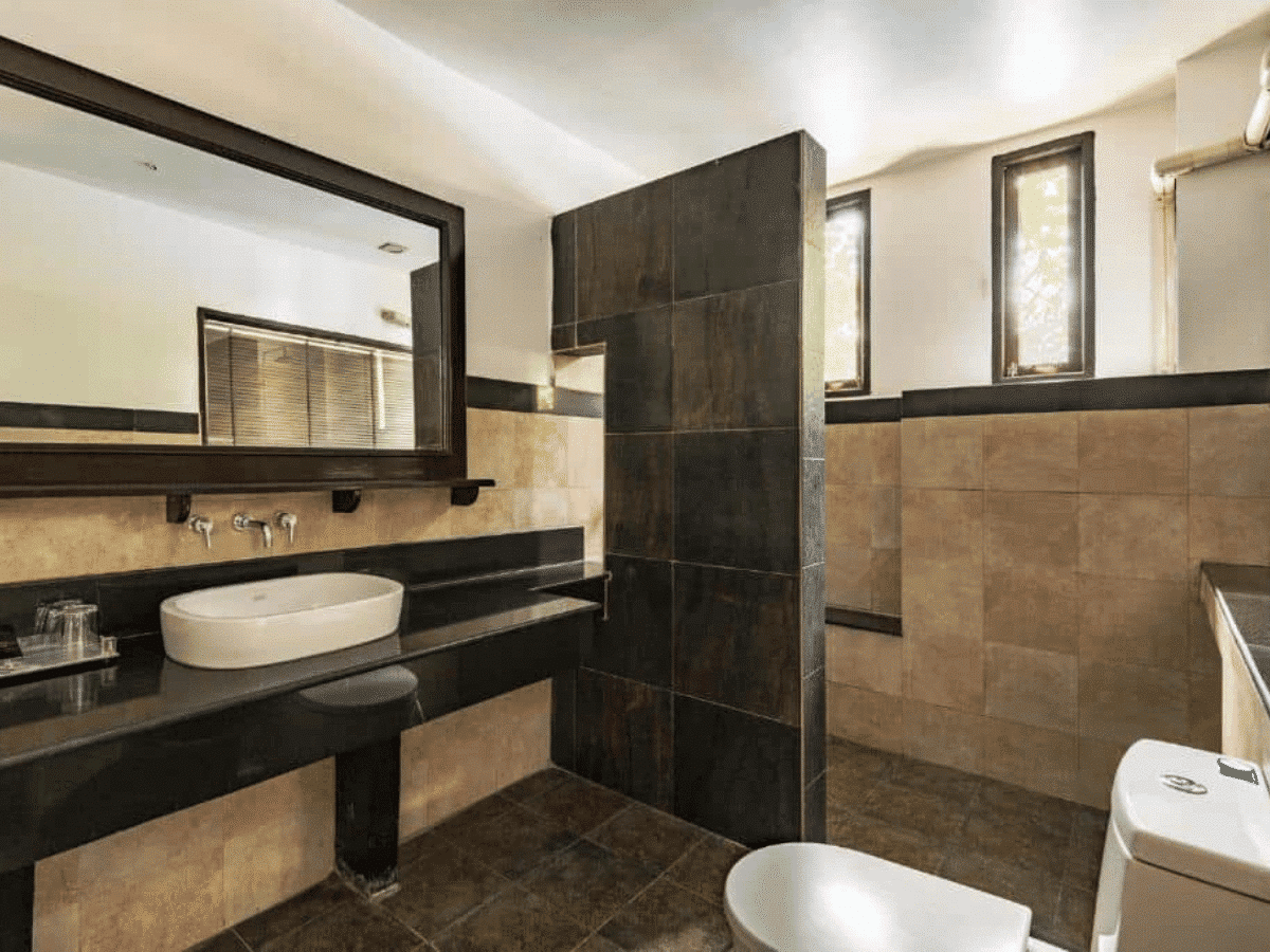 Bathroom in Thai hotel